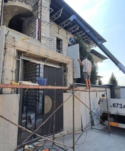 Installation de pierre naturelle méthodes humide et sèche (5)